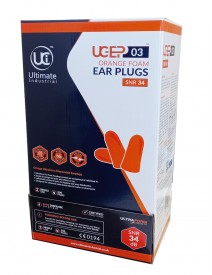 UC EP301 Ear Soft PU Foam Ear Plugs Box of 200